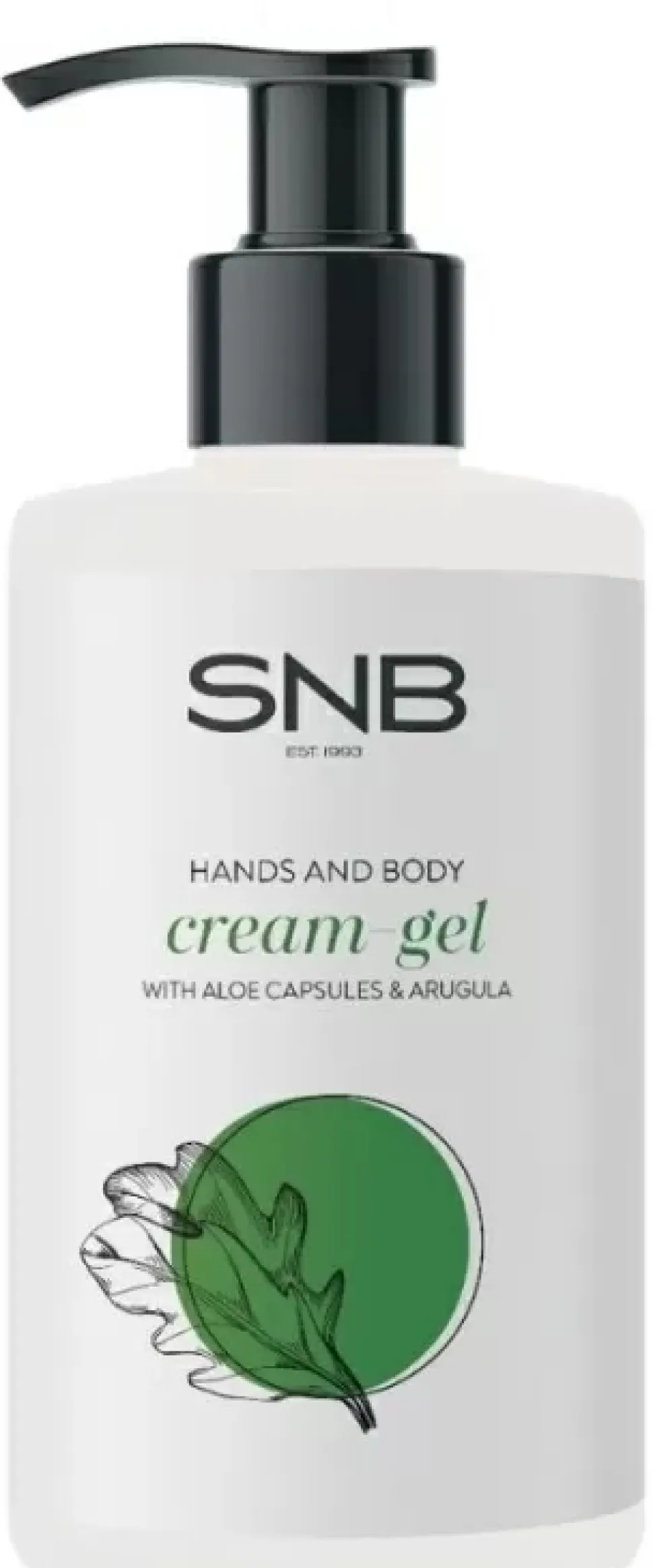 Creme-Gel für Hände und Körper mit Aloe Vera-Granulat und Rucola-Extrakt
