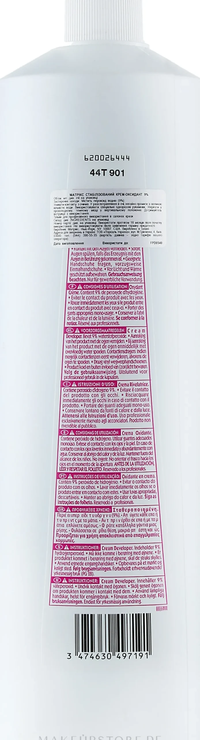 Creme-Oxidationsmittel 9%