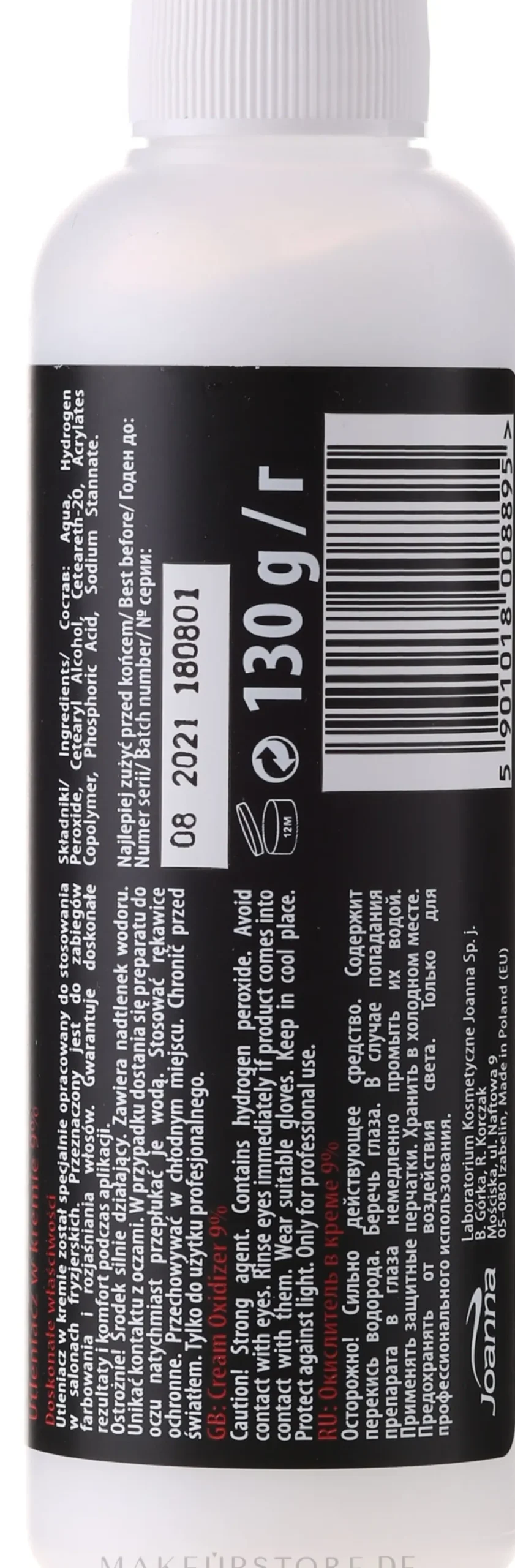 Creme-Oxidationsmittel 9%
