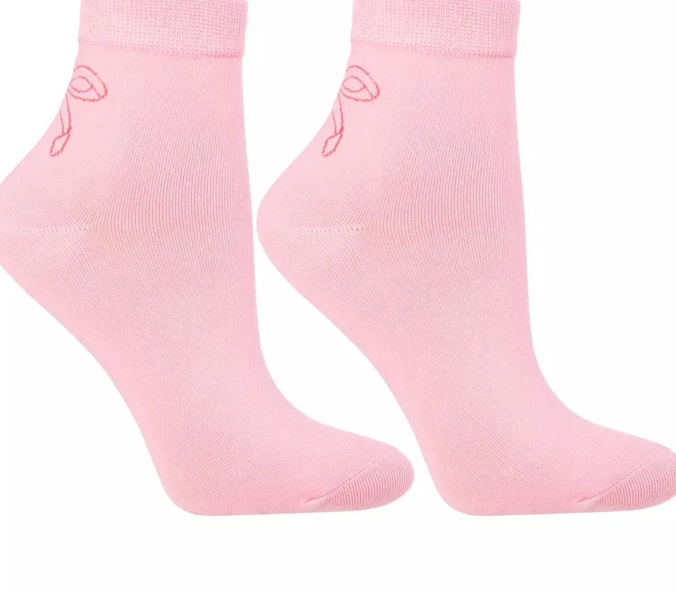 Damen Baumwollsocken 3/4, CSL200-954, rosa