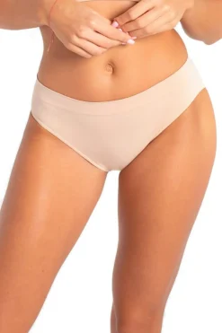 Damen nahtlose Slips 'Mini Bikini Kiki', natur