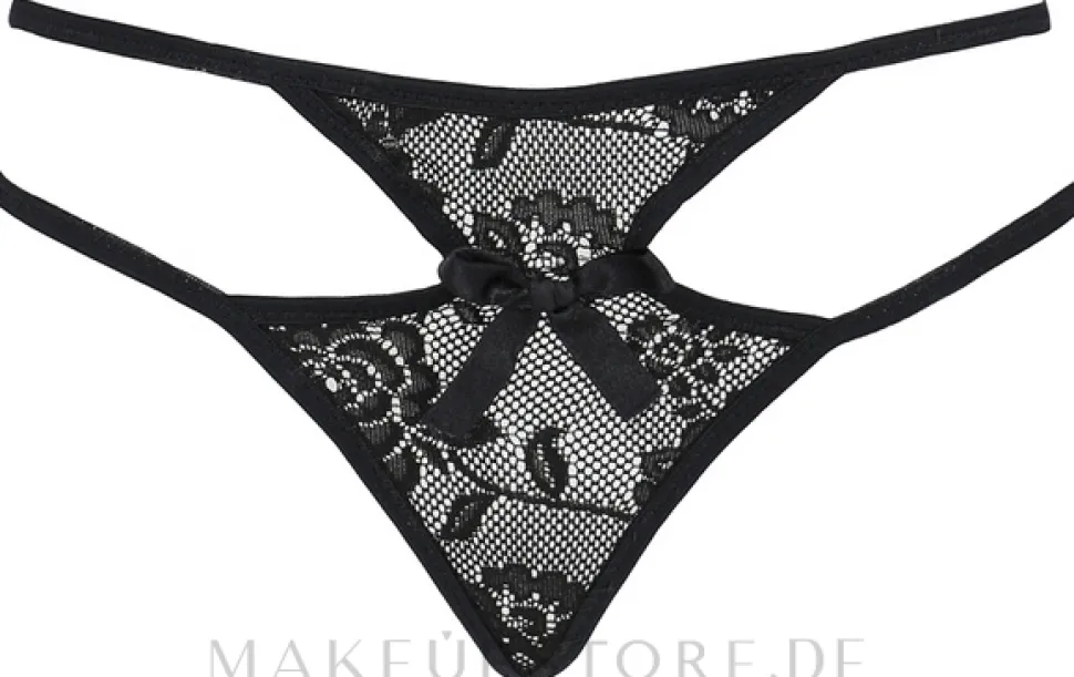 Damen Tanga Rosca, schwarz