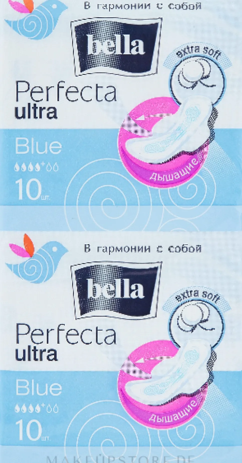 Damenbinden Perfecta Blue Soft Ultra 2x10 St.