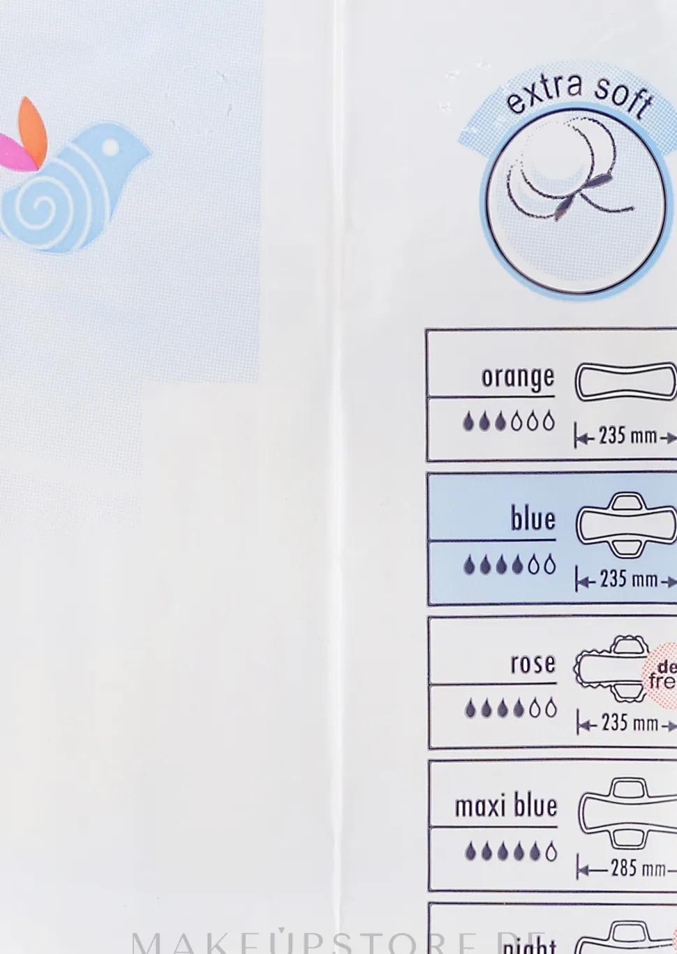 Damenbinden Perfecta Blue Soft Ultra 10 St.