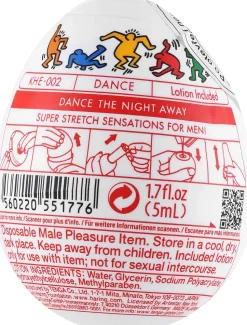 Dehnbarer Masturbator in Eiform