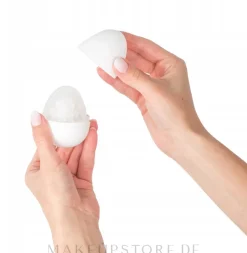 Dehnbarer Masturbator in Eiform
