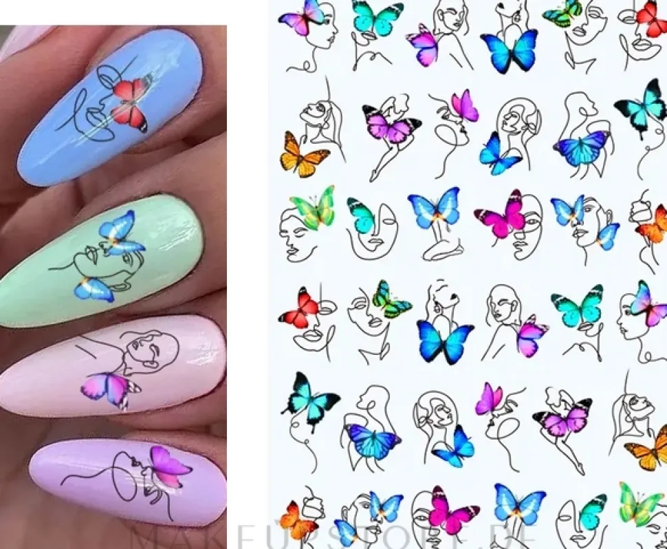 Dekorative Nagelsticker