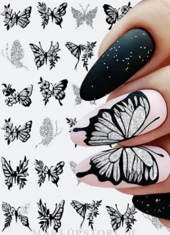 Dekorative Nagelsticker
