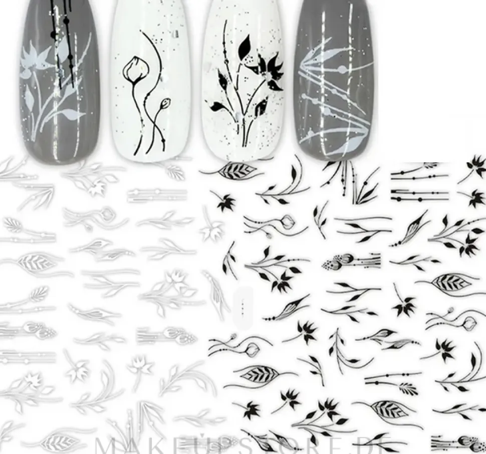 Dekorative Nagelsticker