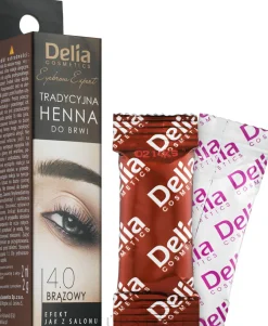 Delia Brow Dye Henna Traditional Brown (powder/2g + developer/2ml)