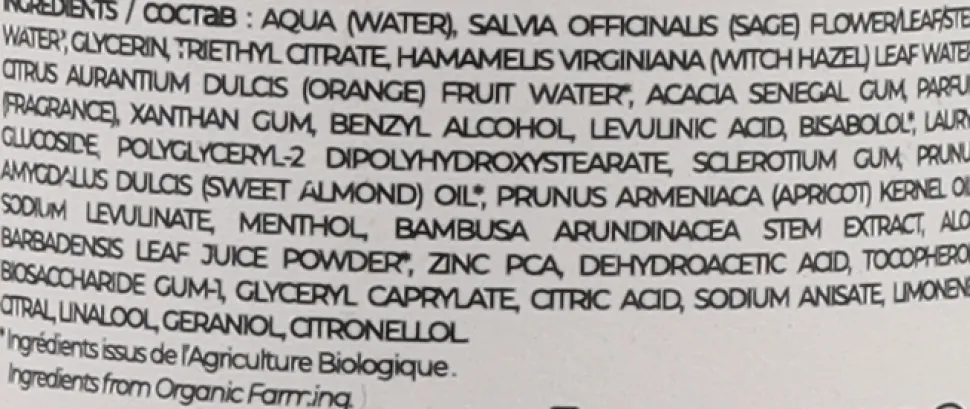 Deodorant für empfindliche Haut mit Grapefruit und Minze