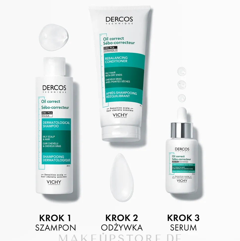 Dermatologisches Shampoo für fettiges Haar