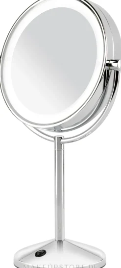 Doppelseitiger Kosmetikspiegel mit Ständer und LED-Beleuchtung 9436E
