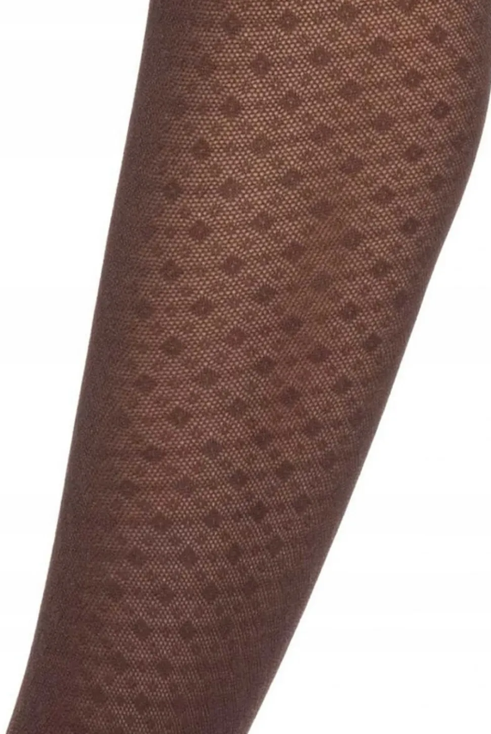 Duftstrumpfhosen mit Muster 40 Den, dark choco