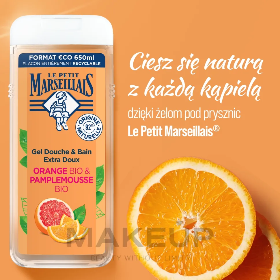Duschgel mit Orange und Grapefruit