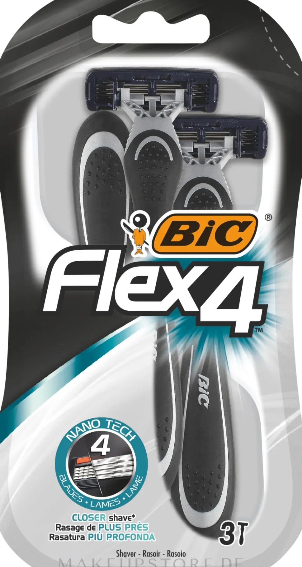 Einwegrasierer Flex 4 3 St.