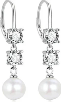 Elegante Anhänger mit Zirkonia und Perlen