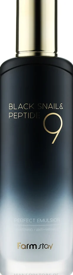 Emulsion mit schwarzem Schneckenschleim und Peptiden