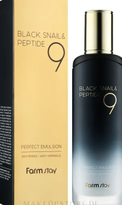 Emulsion mit schwarzem Schneckenschleim und Peptiden