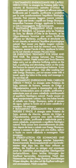 Energiespendende Lotion für dünnes und schwaches Haar
