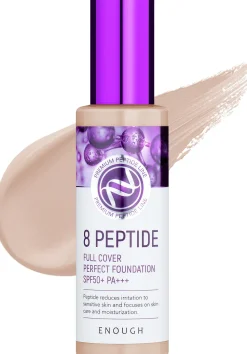 Enough 8 Peptide Full Cover Perfect Foundation SPF50+ PA+++