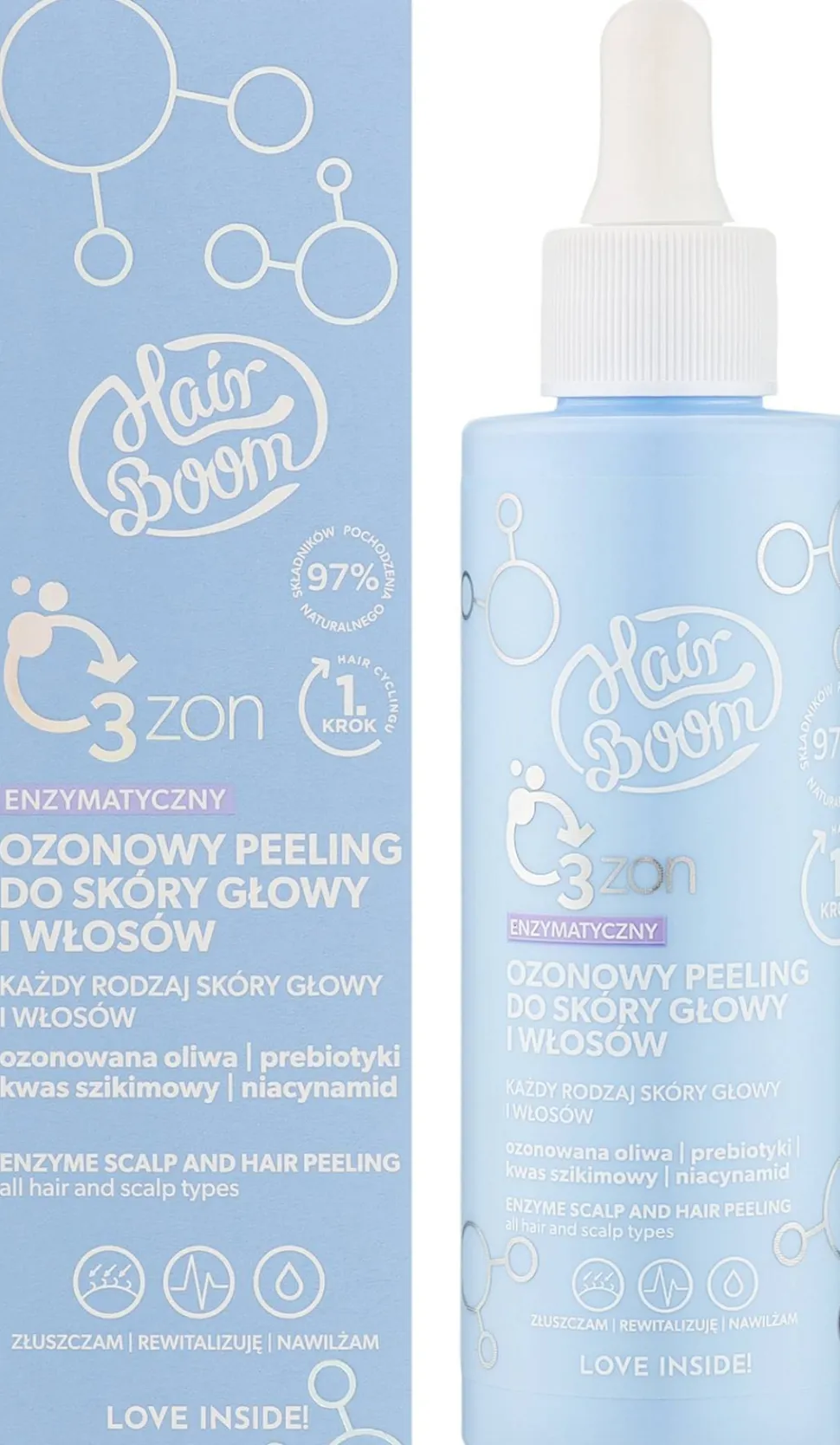 Enzymatisches Ozon-Peeling für Kopfhaut und Haare