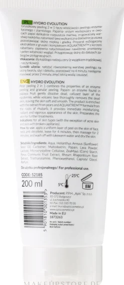 Enzym-Peeling für das Gesicht mit vulkanischer Lava