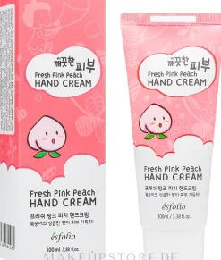 Erfrischende Handcreme mit Pfirsich