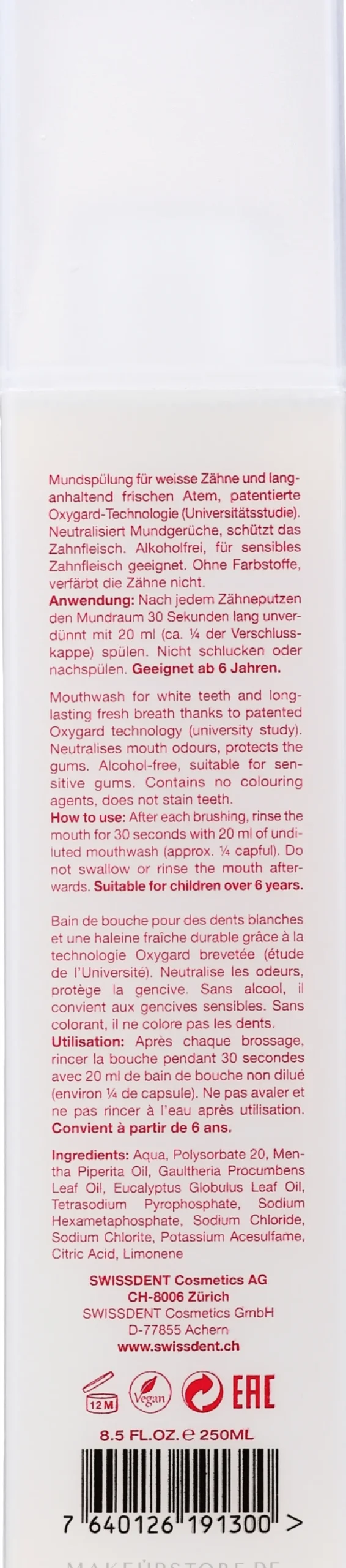 Erfrischende Mundspülung