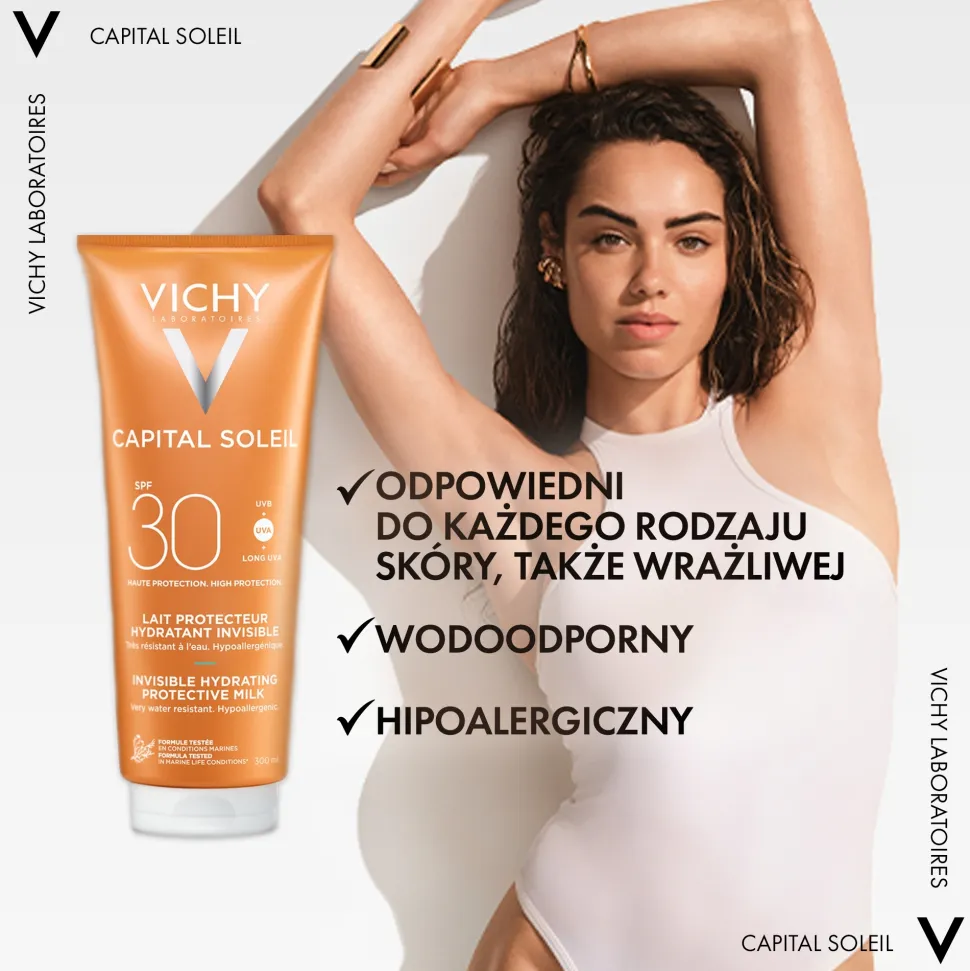 Erfrischende und feuchtigkeitsspendende Sonnenschutzmilch für Körper und Gesicht SPF 30