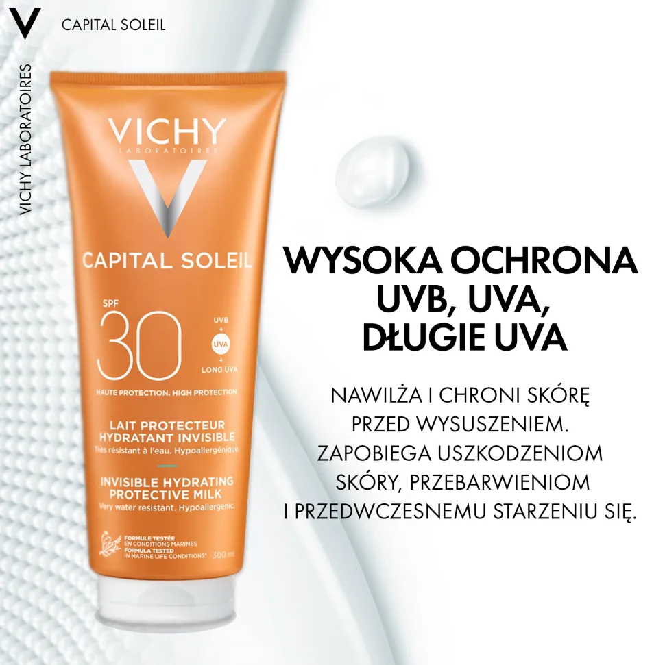 Erfrischende und feuchtigkeitsspendende Sonnenschutzmilch für Körper und Gesicht SPF 30