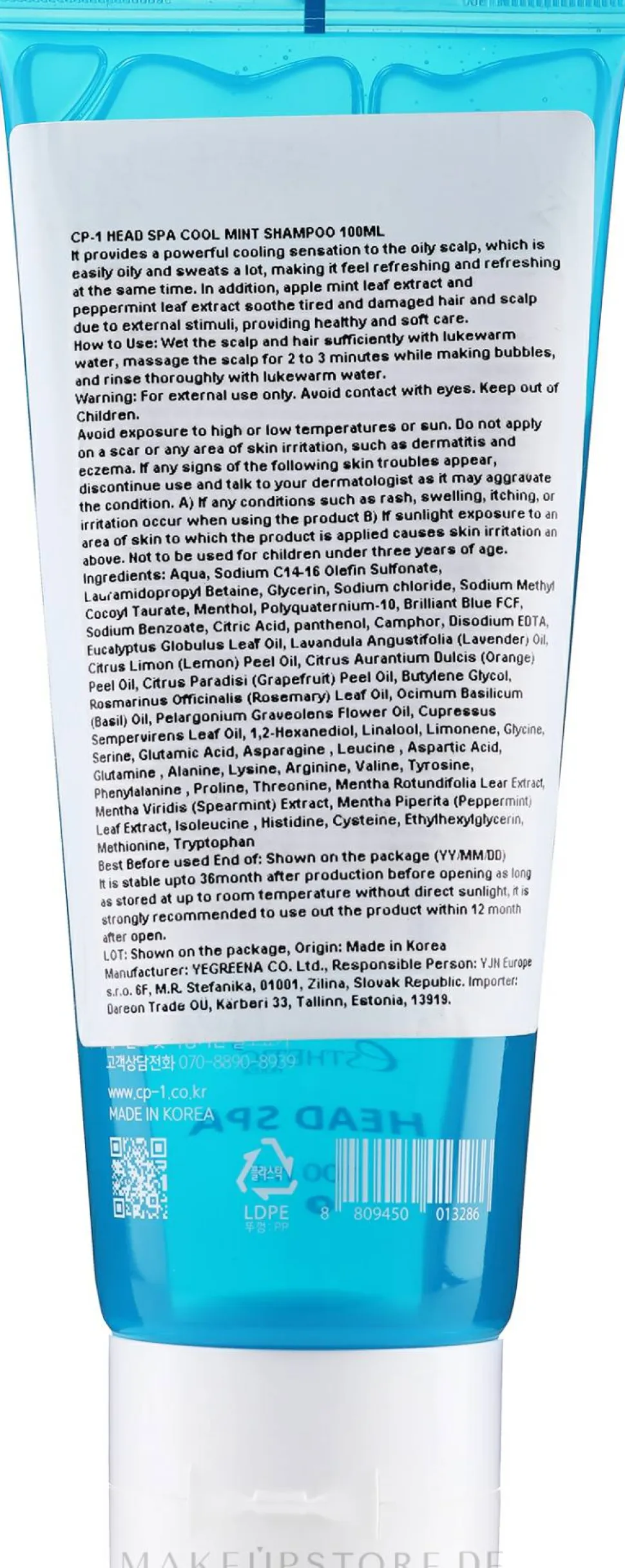 Erfrischendes Haarshampoo