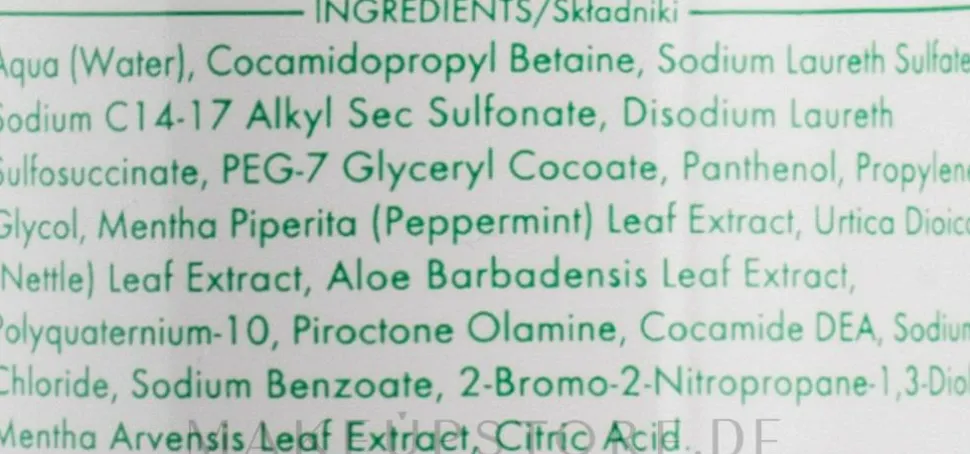 Erfrischendes Shampoo für fettiges Haar