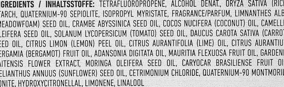 Erfrischendes trockenes Shampoo und Conditioner für alle Haartypen