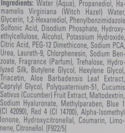 Erfrischendes und feuchtigkeitsspendendes Aktivgel für die Hände nicht-fettend