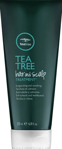 Erfrischendes und wohltuendes Peeling für Haar und Kopfhaut mit Teebaum
