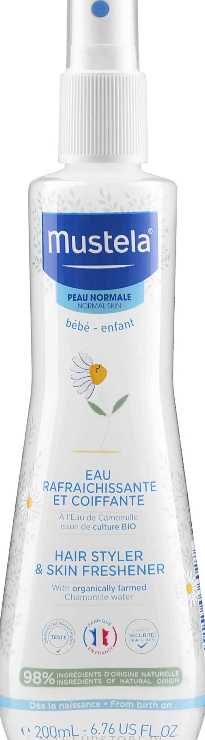 Erfrischendes Wasser für Körper und Haare von Kindern