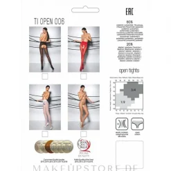 Erotische Strumpfhose mit Ausschnitt Tiopen 006 30 Den nero