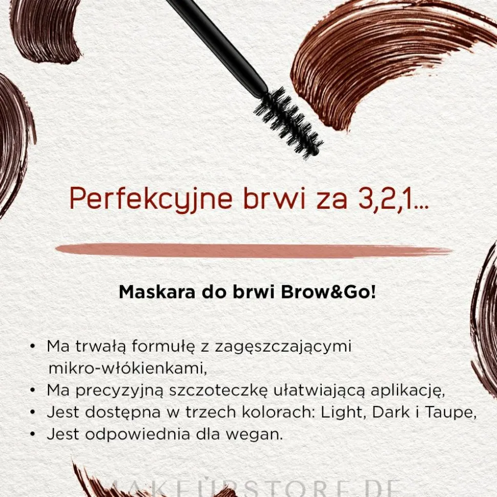 Eveline Cosmetics Brow & Go! Eyebrow Mascara