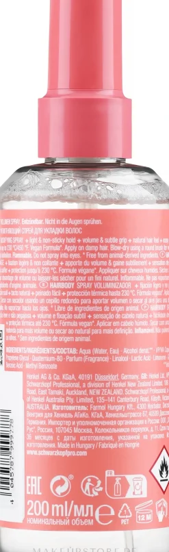 Extrem leichtes und pflegendes Stylingspray