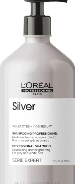 Farbauffrischendes Shampoo für blondes und graues Haar