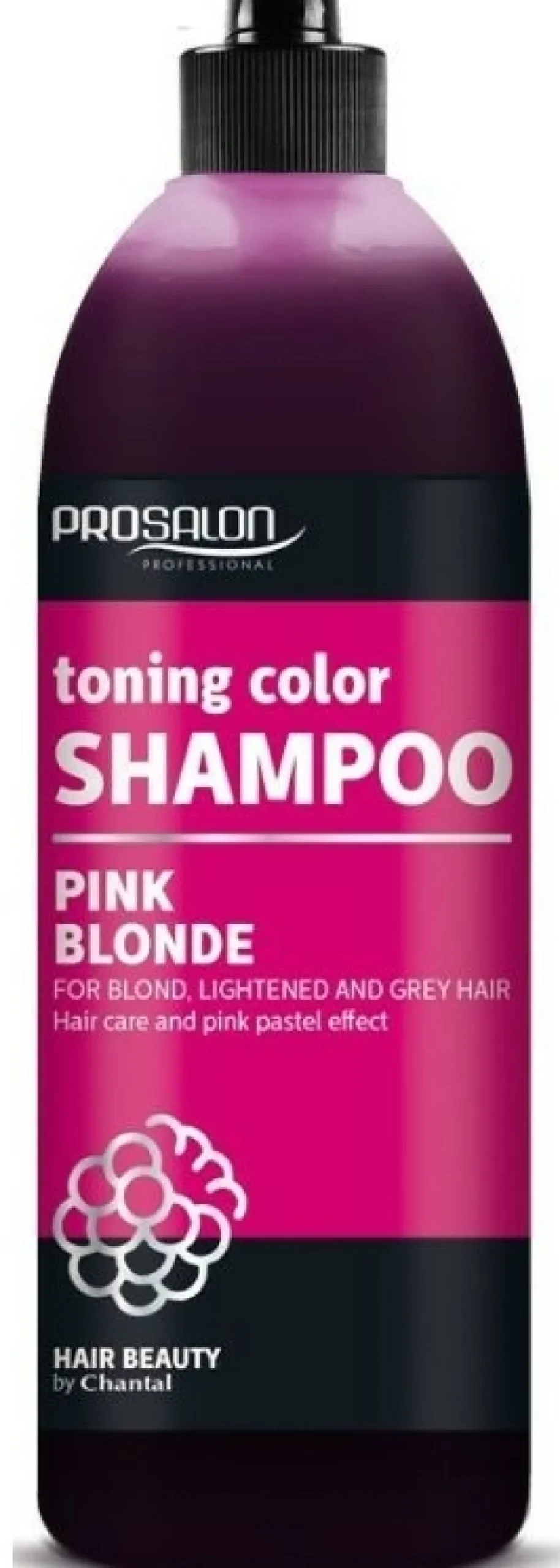 Farbshampoo für blondes, aufgehelltes und graues Haar mit Pink-Pastelleffekt