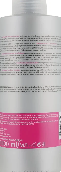 Farbstabilisator-Maske für coloriertes Haar mit Passionsfruchtextrakt und Orangenschale-Lipiden