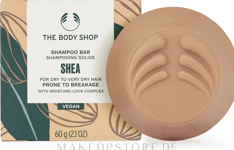 Festes Haarshampoo mit Sheabutter