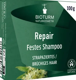 Festes Shampoo für strapaziertes Haar