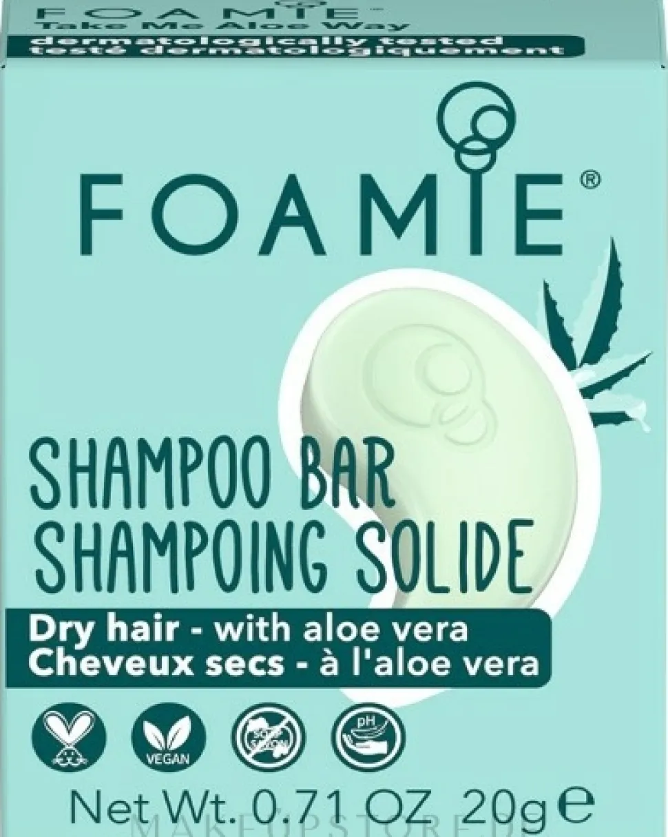 Festes Shampoo für trockenes Haar mit Aloe Vera