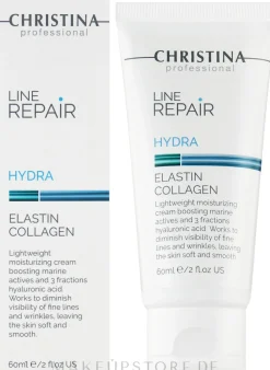 Feuchtigkeitsgesichtscreme mit Elastin und Kollagen