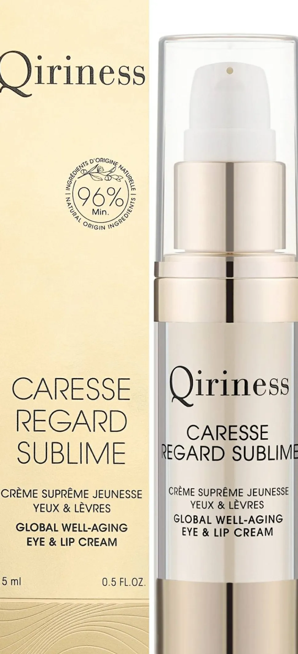 Feuchtigkeitsspendende Anti-Aging Gesichtscreme für Augenpartie und Lippen