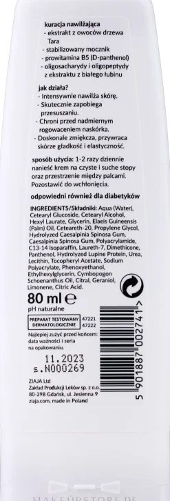Feuchtigkeitsspendende Fußcreme