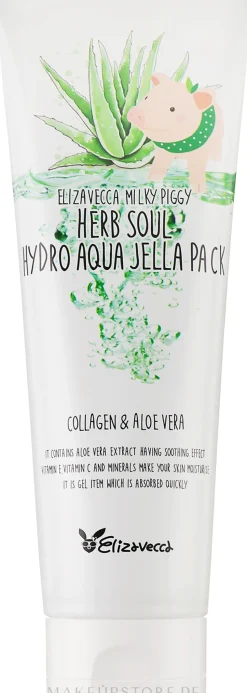 Feuchtigkeitsspendende Gesichtsmaske mit Aloe Vera und Kollagen